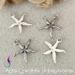 Lot de 10 breloques étoile...