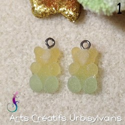 Lot de 2 breloques nounours...