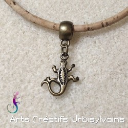 Bélière en métal bronze et...