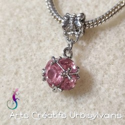 Bélière en métal plaqué...