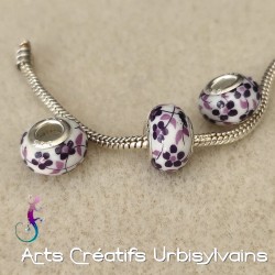 Lot de 3 perles en...