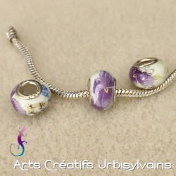 Lot de 3 perles en...