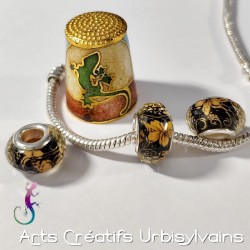 Lot de 3 perles en...