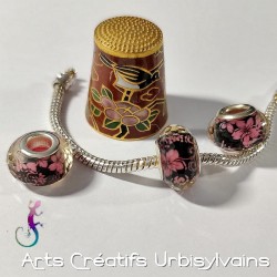 Lot de 3 perles en...