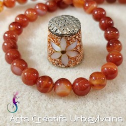 Lot de 10 perles rondes en...