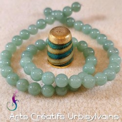 Lot de 10 perles rondes en...