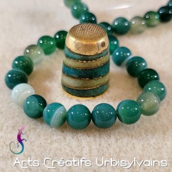 Lot de 10 perles rondes en...