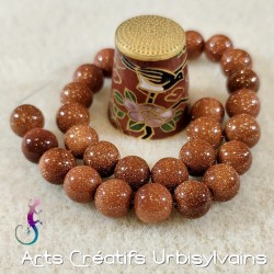 Lot de 10 perles rondes en...