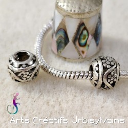 Lot de 2 perles rondes...