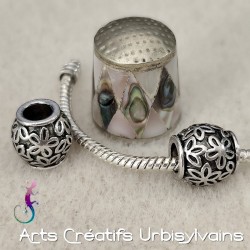 Lot de 2 perles rondes...