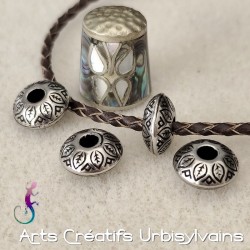 Lot de 4 perles ethniques...