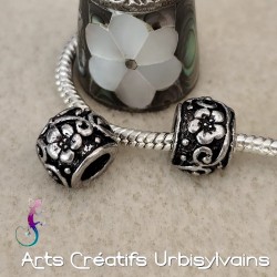 Lot de 2 perles anneaux...