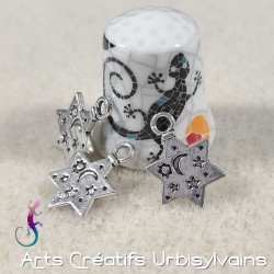 Lot de 6 breloques étoile...