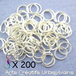 Lot de 200 anneaux simples...
