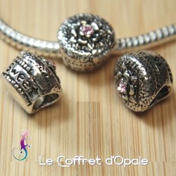 Lot de 2 perles cupcake en...