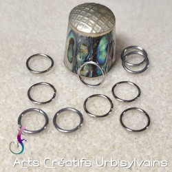Lot de 100 anneaux simples...