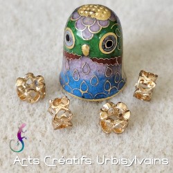 Lot de 4 perles rondelles...