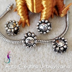Lot de 4 perles soleil en...