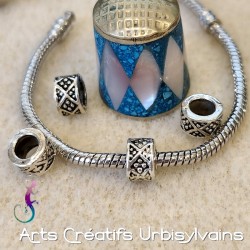 Lot de 8 perles anneaux...