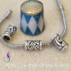 Lot de 6 perles tube...