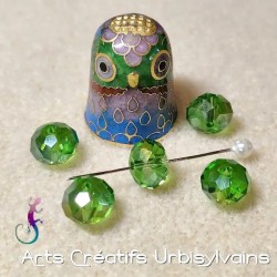 Lot de 10 perles rondes...