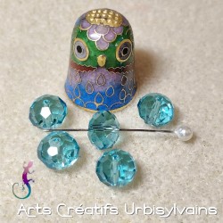 Lot de 10 perles rondes en...