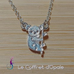 Chaîne et pendentif koala...